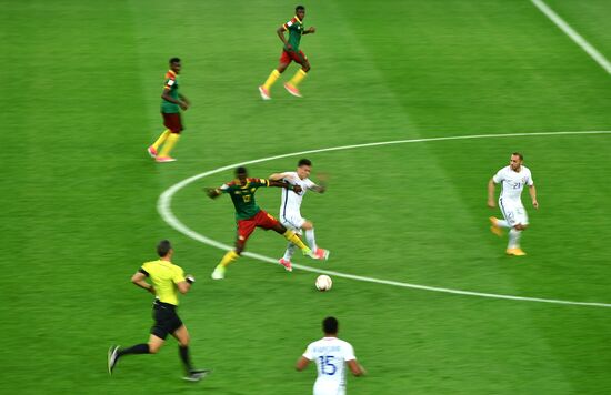 Football. 2017 FIFA Confederations Cup. Cameroon vs. Chile