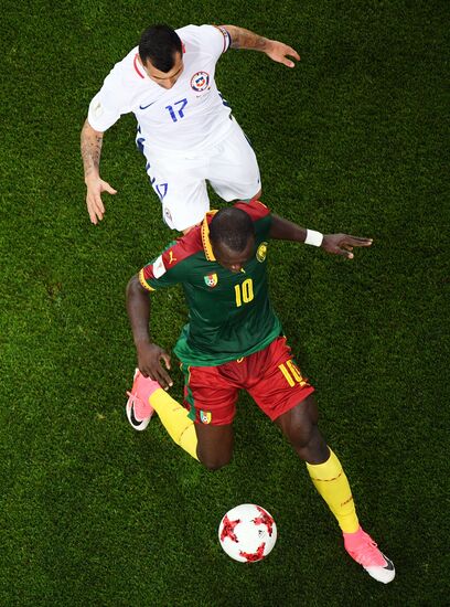 Football. 2017 FIFA Confederations Cup. Cameroon vs. Chile