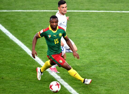 Football. 2017 FIFA Confederations Cup. Cameroon vs. Chile