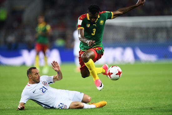 Football. 2017 FIFA Confederations Cup. Cameroon vs. Chile