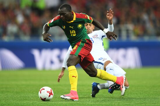 Football. 2017 FIFA Confederations Cup. Cameroon vs. Chile