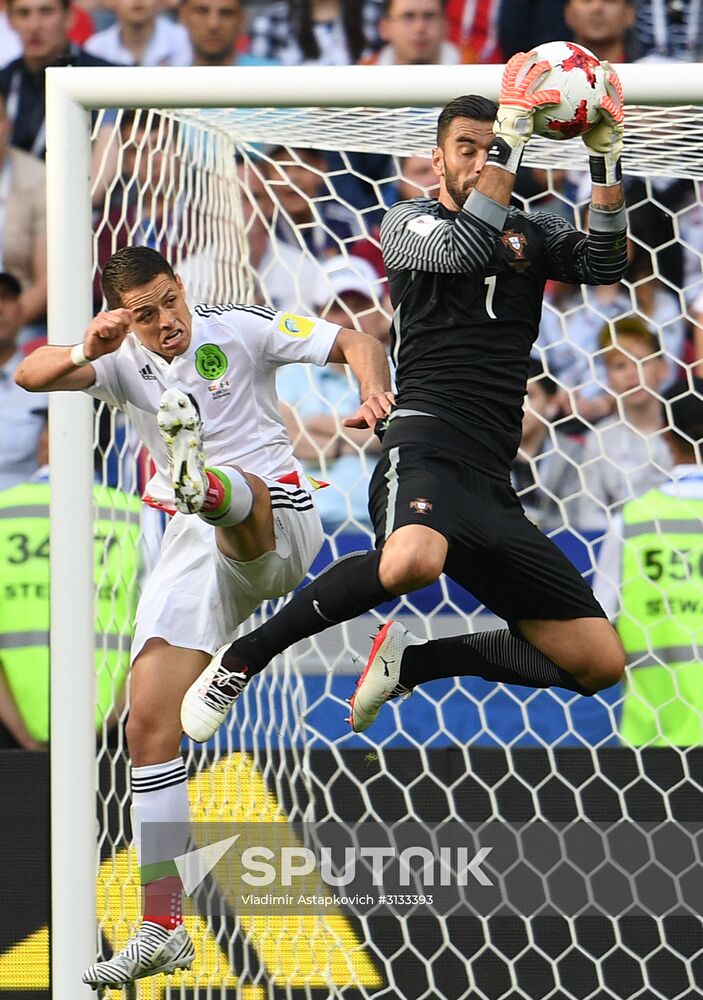 Football. 2017 FIFA Confederations Cup. Portugal vs. Mexico