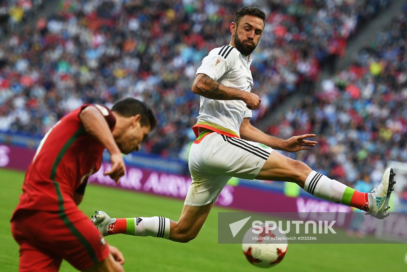 Football. 2017 FIFA Confederations Cup. Portugal vs. Mexico