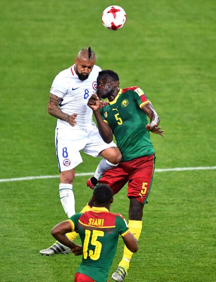 Football. 2017 FIFA Confederations Cup. Cameroon vs. Chile