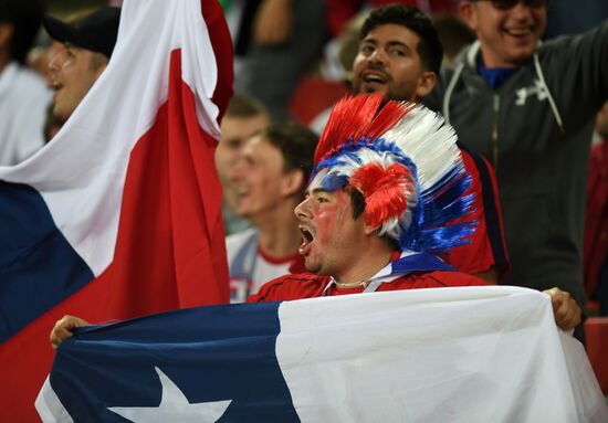 Football. 2017 FIFA Confederations Cup. Cameroon vs. Chile