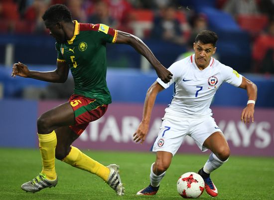 Football. 2017 FIFA Confederations Cup. Cameroon vs. Chile