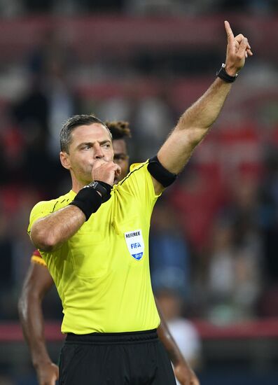 Football. 2017 FIFA Confederations Cup. Cameroon vs. Chile