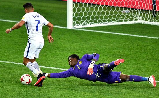 Football. 2017 FIFA Confederations Cup. Cameroon vs. Chile
