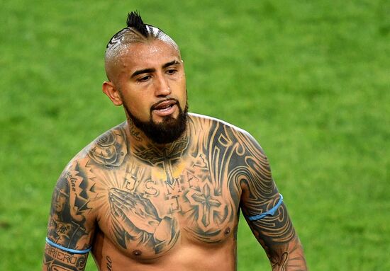Football. 2017 FIFA Confederations Cup. Cameroon vs. Chile