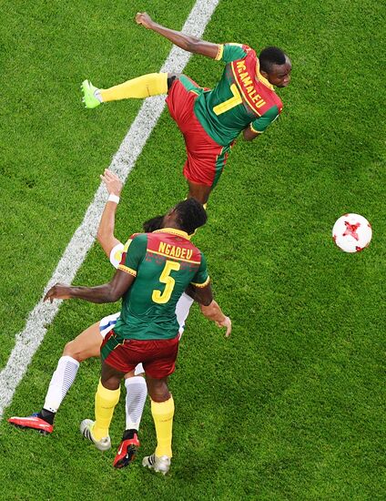 Football. 2017 FIFA Confederations Cup. Cameroon vs. Chile