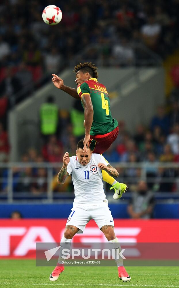 Football. 2017 FIFA Confederations Cup. Cameroon vs. Chile