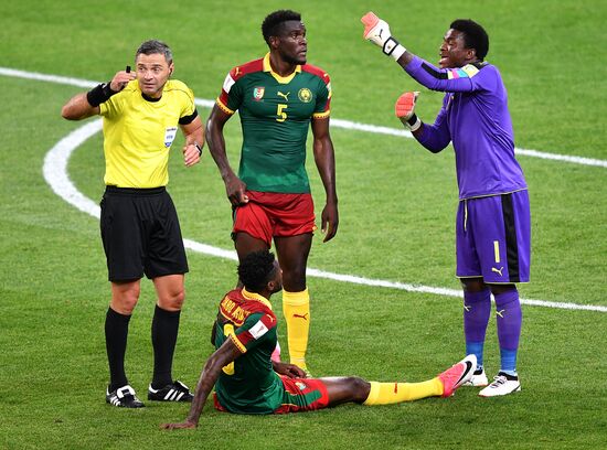 Football. 2017 FIFA Confederations Cup. Cameroon vs. Chile