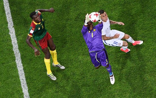 Football. 2017 FIFA Confederations Cup. Cameroon vs. Chile