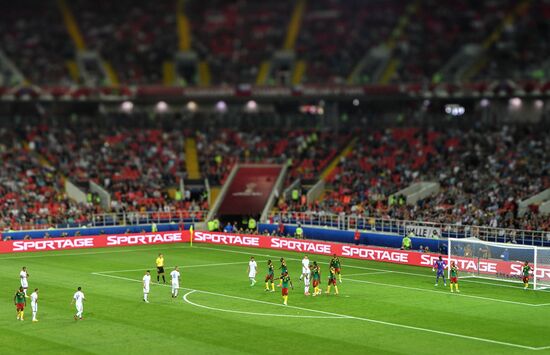 Football. 2017 FIFA Confederations Cup. Cameroon vs. Chile