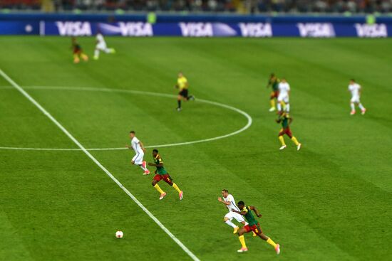 Football. 2017 FIFA Confederations Cup. Cameroon vs. Chile