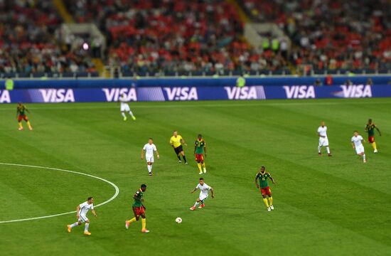 Football. 2017 FIFA Confederations Cup. Cameroon vs. Chile
