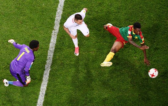 Football. 2017 FIFA Confederations Cup. Cameroon vs. Chile