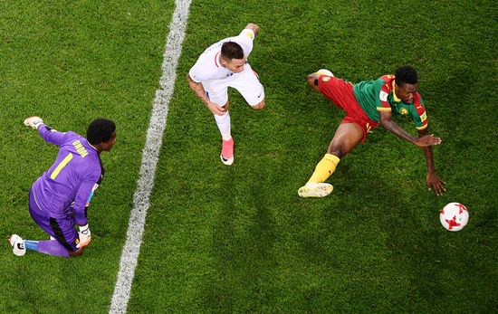 Football. 2017 FIFA Confederations Cup. Cameroon vs. Chile