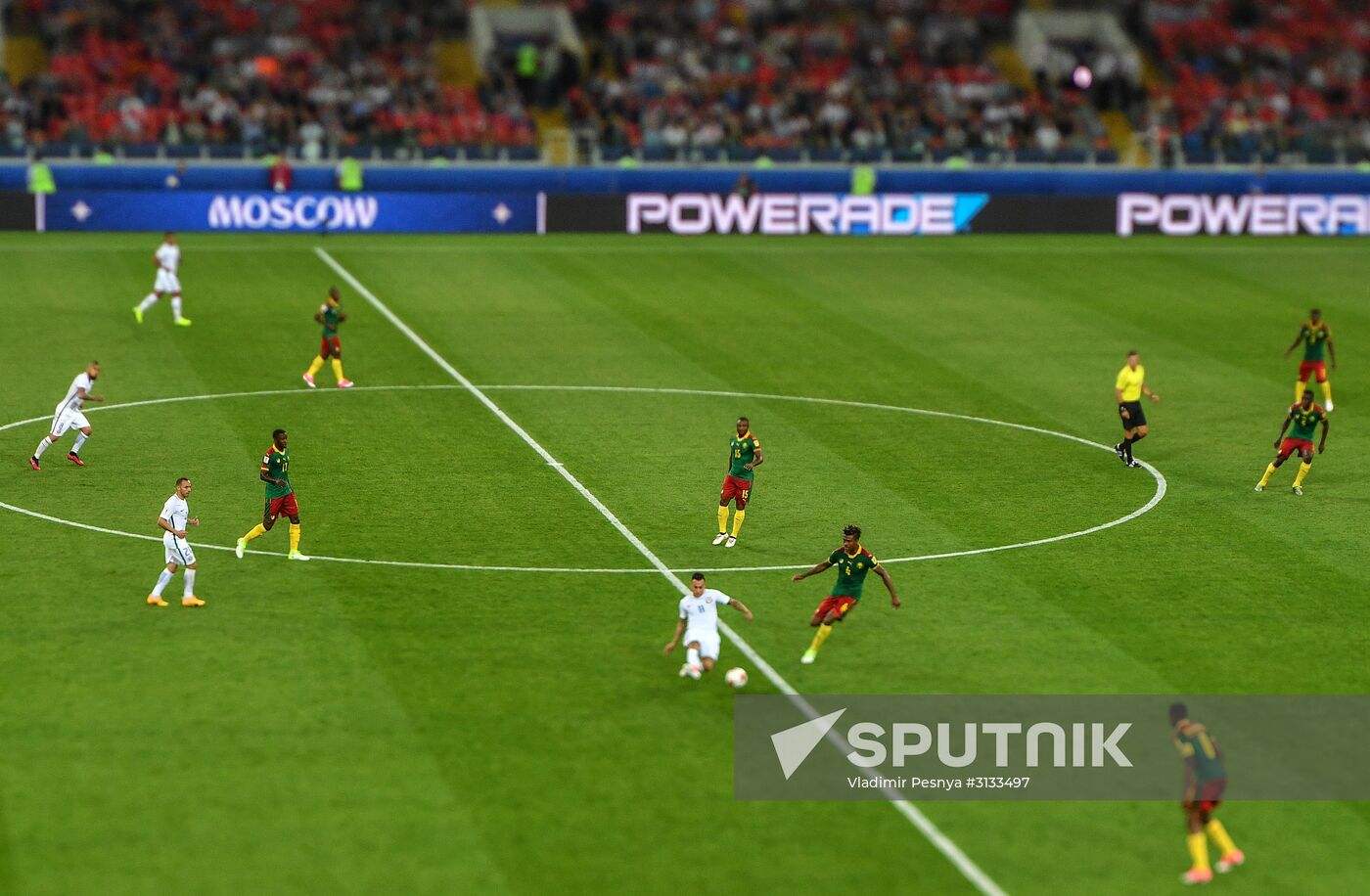 Football. 2017 FIFA Confederations Cup. Cameroon vs. Chile