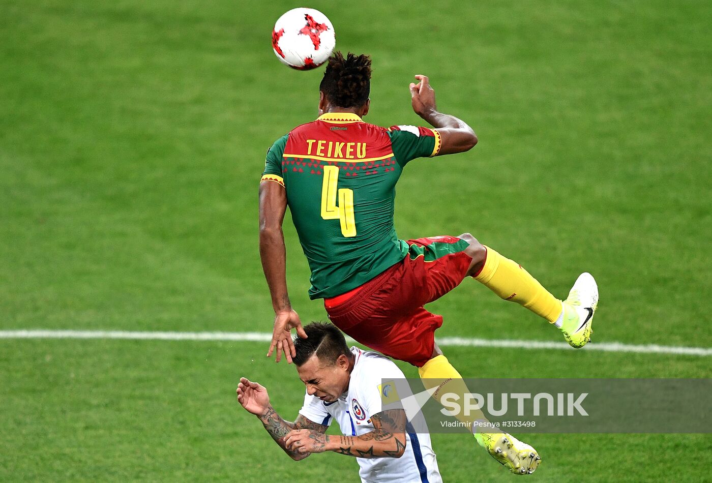 Football. 2017 FIFA Confederations Cup. Cameroon vs. Chile