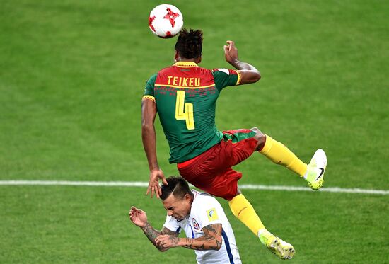 Football. 2017 FIFA Confederations Cup. Cameroon vs. Chile
