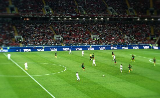 Football. 2017 FIFA Confederations Cup. Cameroon vs. Chile
