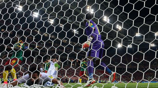 Football. 2017 FIFA Confederations Cup. Cameroon vs. Chile