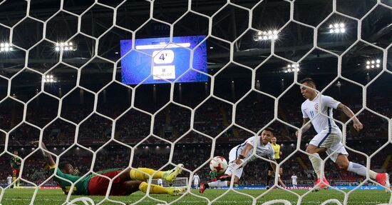 Football. 2017 FIFA Confederations Cup. Cameroon vs. Chile