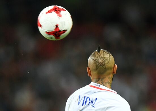 Football. 2017 FIFA Confederations Cup. Cameroon vs. Chile