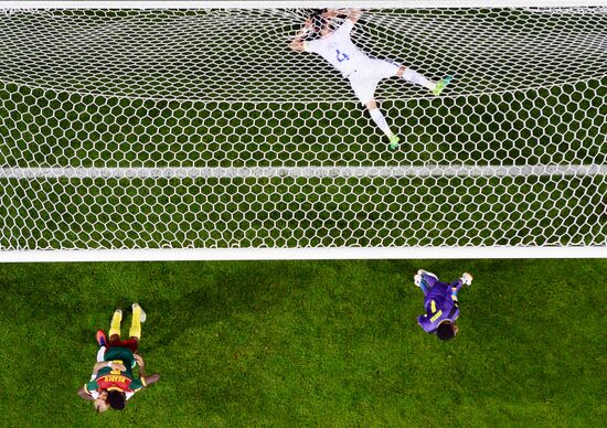 Football. 2017 FIFA Confederations Cup. Cameroon vs. Chile