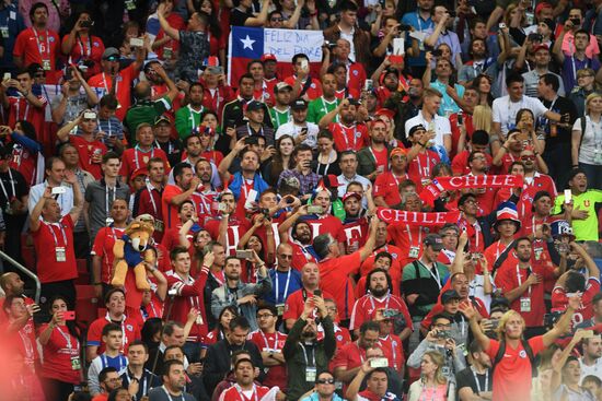 Football. 2017 FIFA Confederations Cup. Cameroon vs. Chile