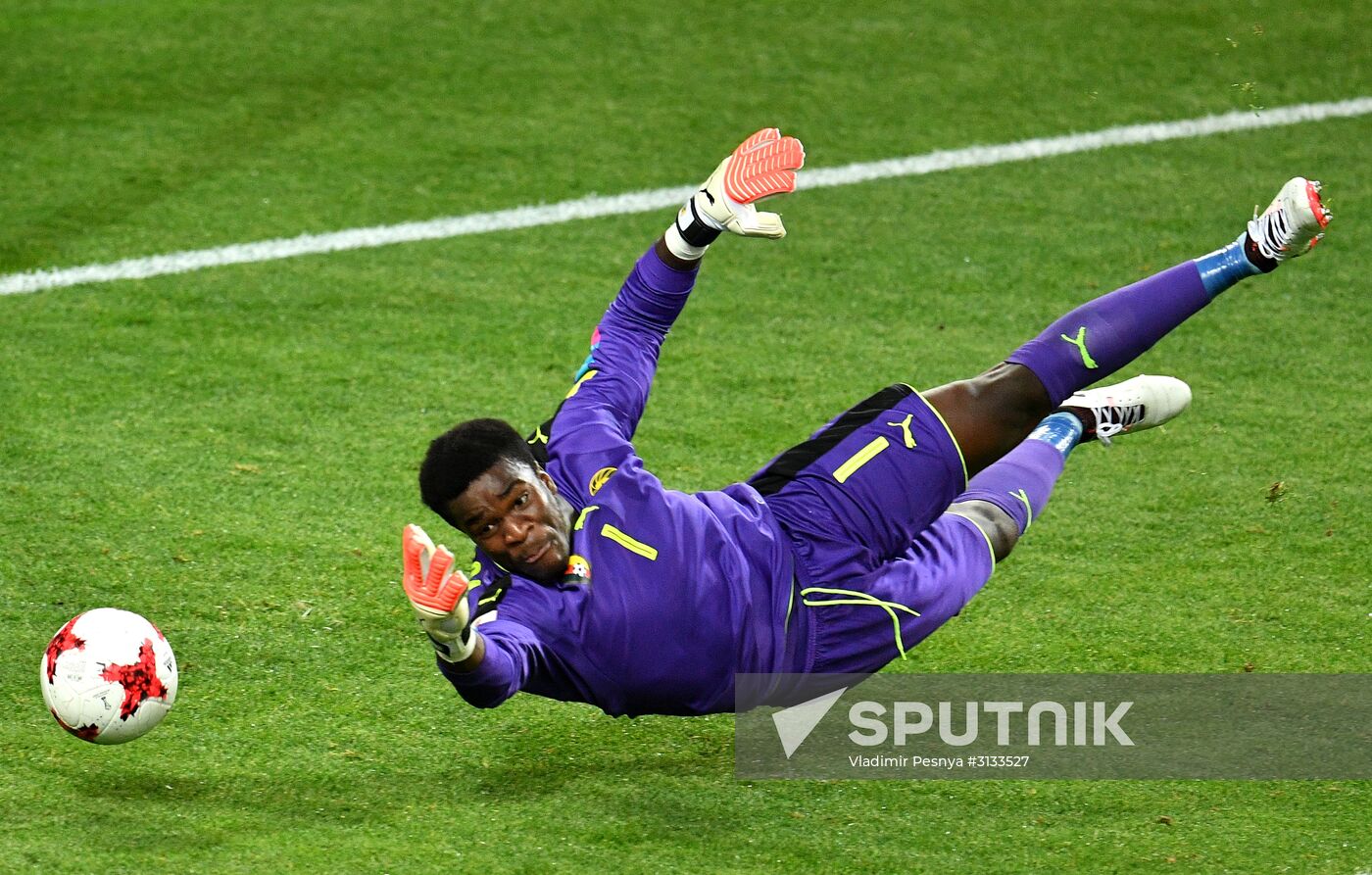 Football. 2017 FIFA Confederations Cup. Cameroon vs. Chile