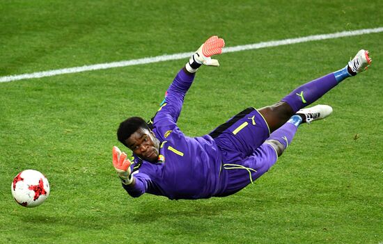 Football. 2017 FIFA Confederations Cup. Cameroon vs. Chile