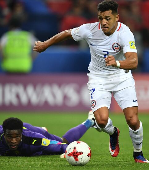 Football. 2017 FIFA Confederations Cup. Cameroon vs. Chile