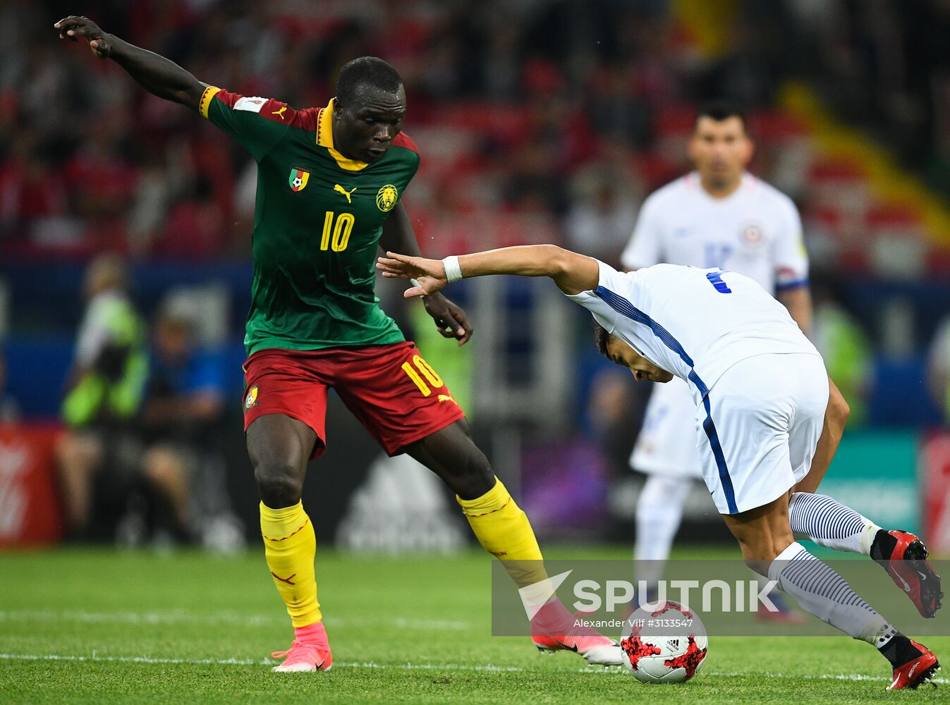 Football. 2017 FIFA Confederations Cup. Cameroon vs. Chile