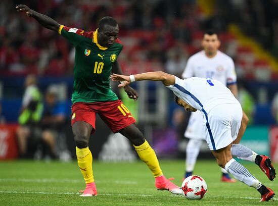 Football. 2017 FIFA Confederations Cup. Cameroon vs. Chile