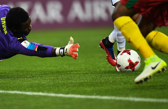 Football. 2017 FIFA Confederations Cup. Cameroon vs. Chile
