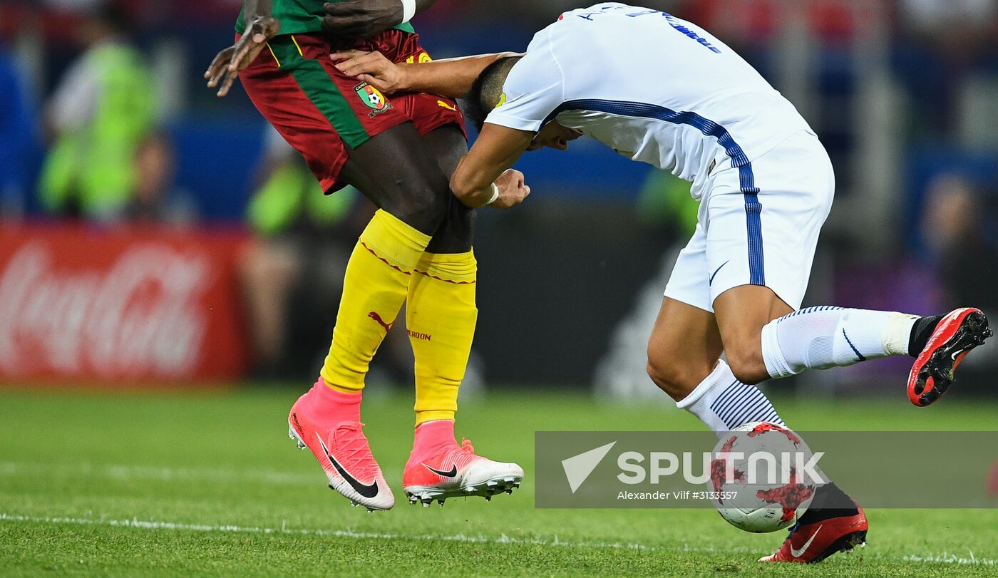 Football. 2017 FIFA Confederations Cup. Cameroon vs. Chile