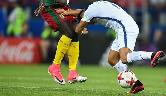 Football. 2017 FIFA Confederations Cup. Cameroon vs. Chile
