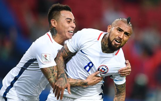 Football. 2017 FIFA Confederations Cup. Cameroon vs. Chile