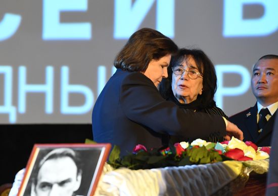 Farewell ceremony for actor Alexei Batalov