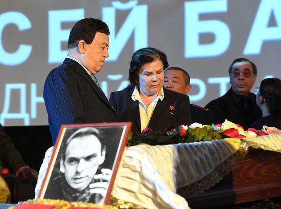 Farewell ceremony for actor Alexei Batalov