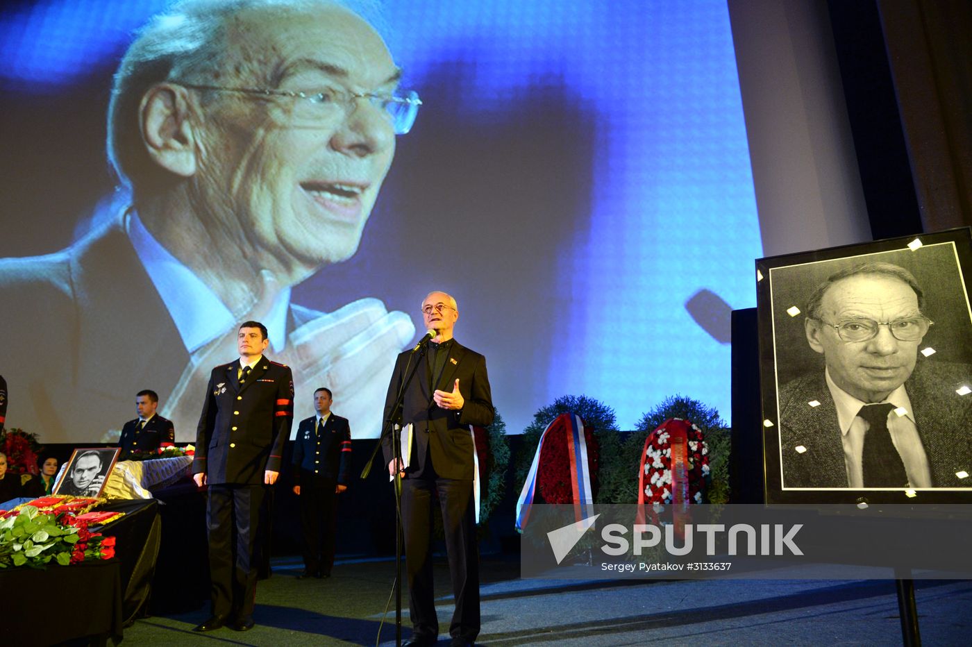 Farewell ceremony for actor Alexei Batalov
