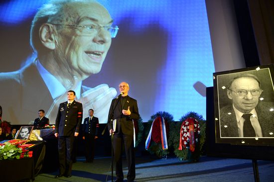 Farewell ceremony for actor Alexei Batalov