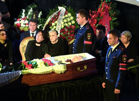 Farewell ceremony for actor Alexei Batalov