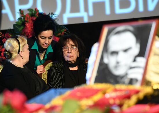 Farewell ceremony for actor Alexei Batalov