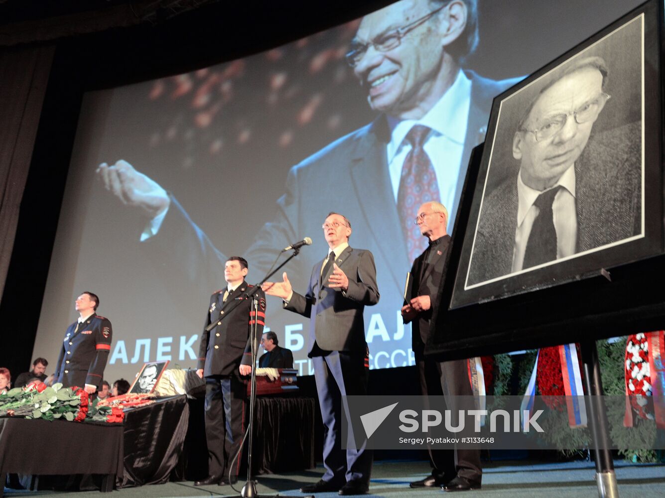 Farewell ceremony for actor Alexei Batalov