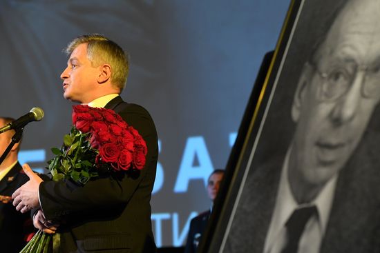 Farewell ceremony for actor Alexei Batalov