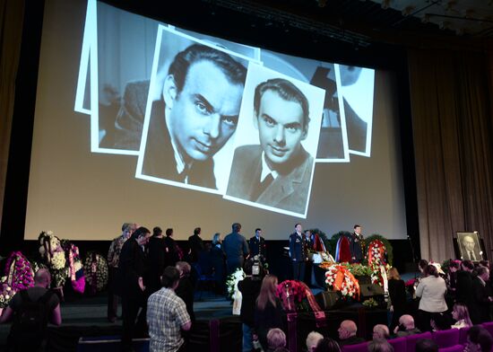 Farewell ceremony for actor Alexei Batalov