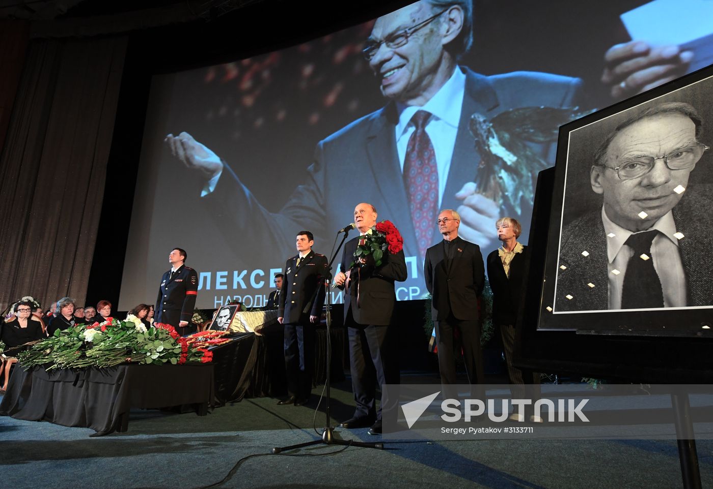 Farewell ceremony for actor Alexei Batalov